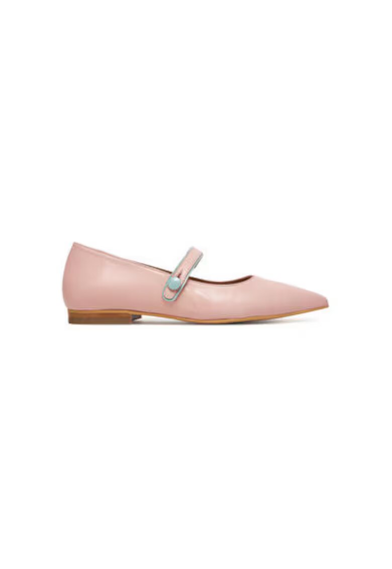 Fly London Balerini SULN265FLY - Piele naturala - Roz