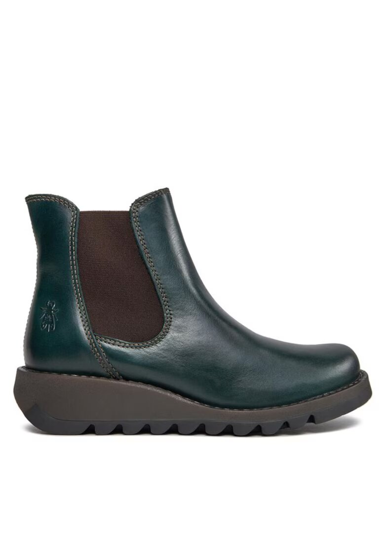 Fly London Botine dama 198558796 - Piele naturala - Verde