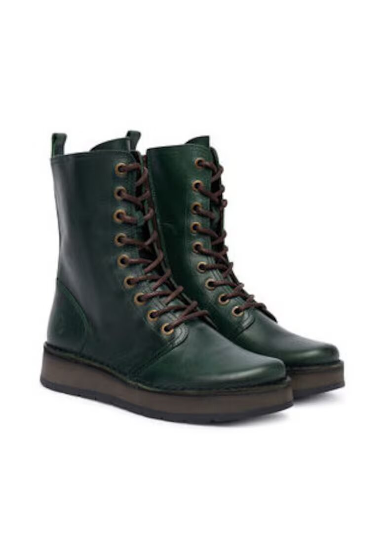 Fly London Botine dama pana la glezna - 305622587 - piele naturala - verde