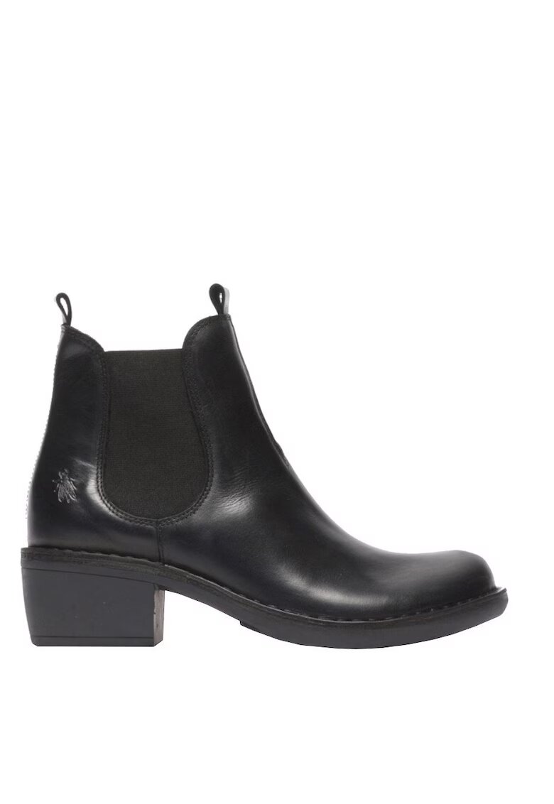 Fly London Botine dama - Piele naturala - Negru -