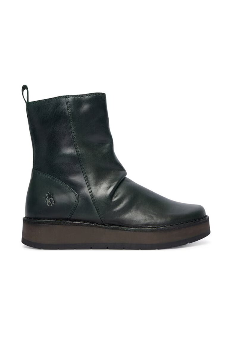 Fly London Botine dama piele naturala - Verde