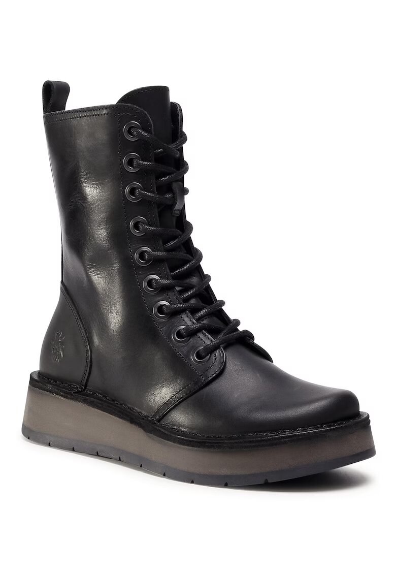 Fly London Botine dama RAMI043FLY - Piele naturala - Negru - Negru