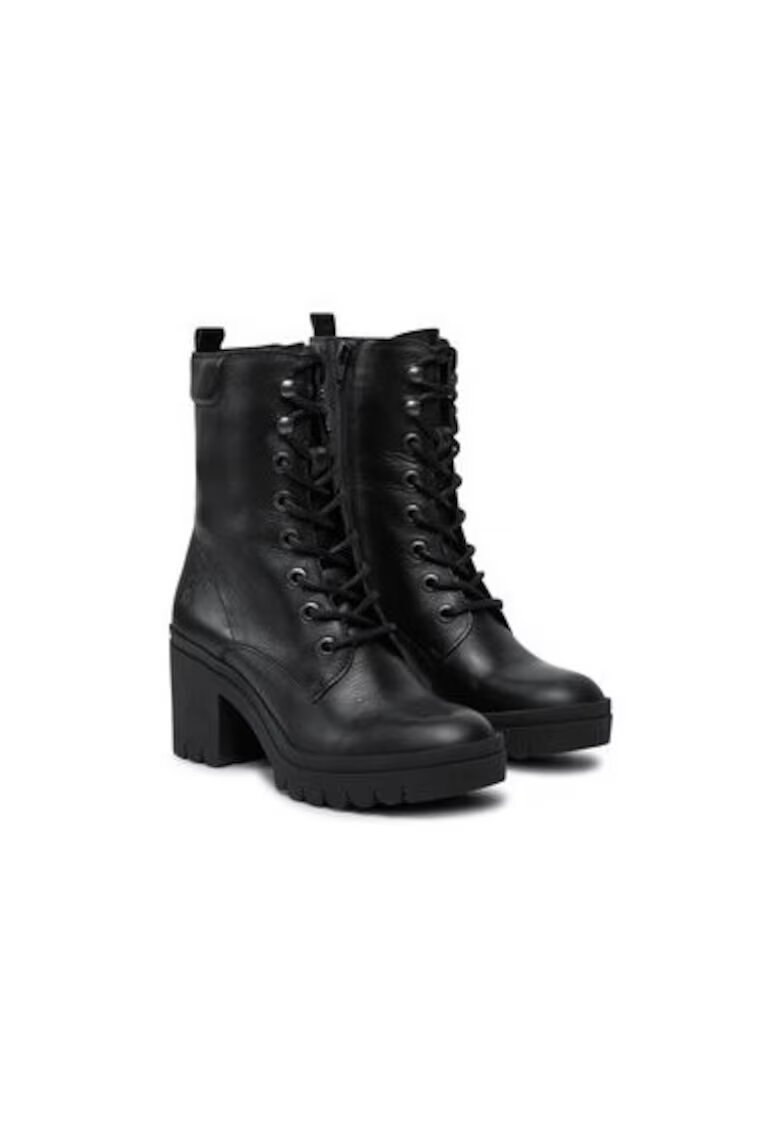 Fly London Botine dama TIEL642FLY - Piele naturala - Negru - Negru