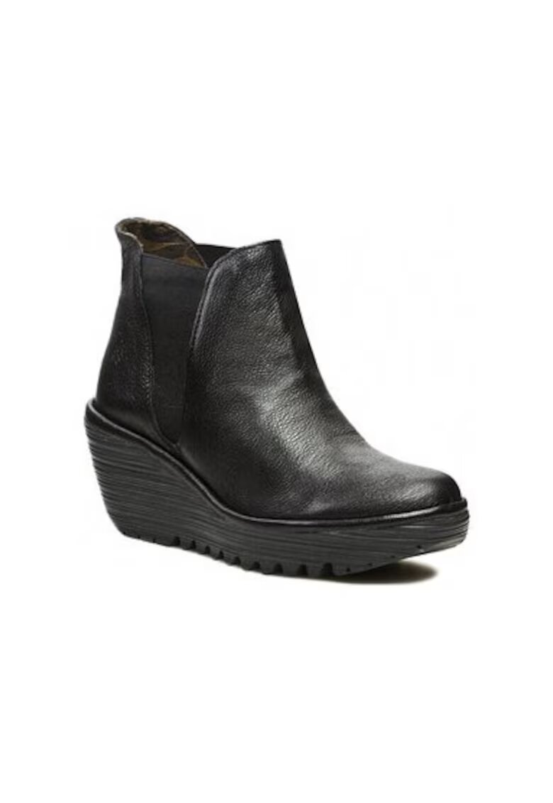 Fly London Botine dama YOSS - Piele naturala - 38 EU - Negru