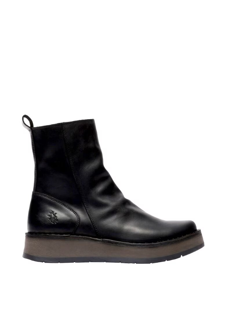 Fly London Reno - Femei - Piele Naturala - Negru - Negru