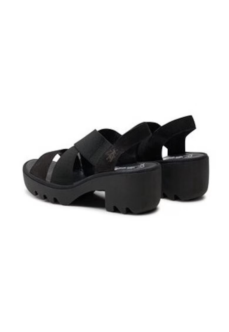 Fly London Sandale dama 303683474 - Piele naturala - Negru - Negru