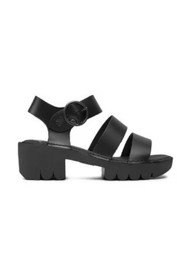 Fly London Sandale dama 303683566 - Piele naturala - Negru - Negru
