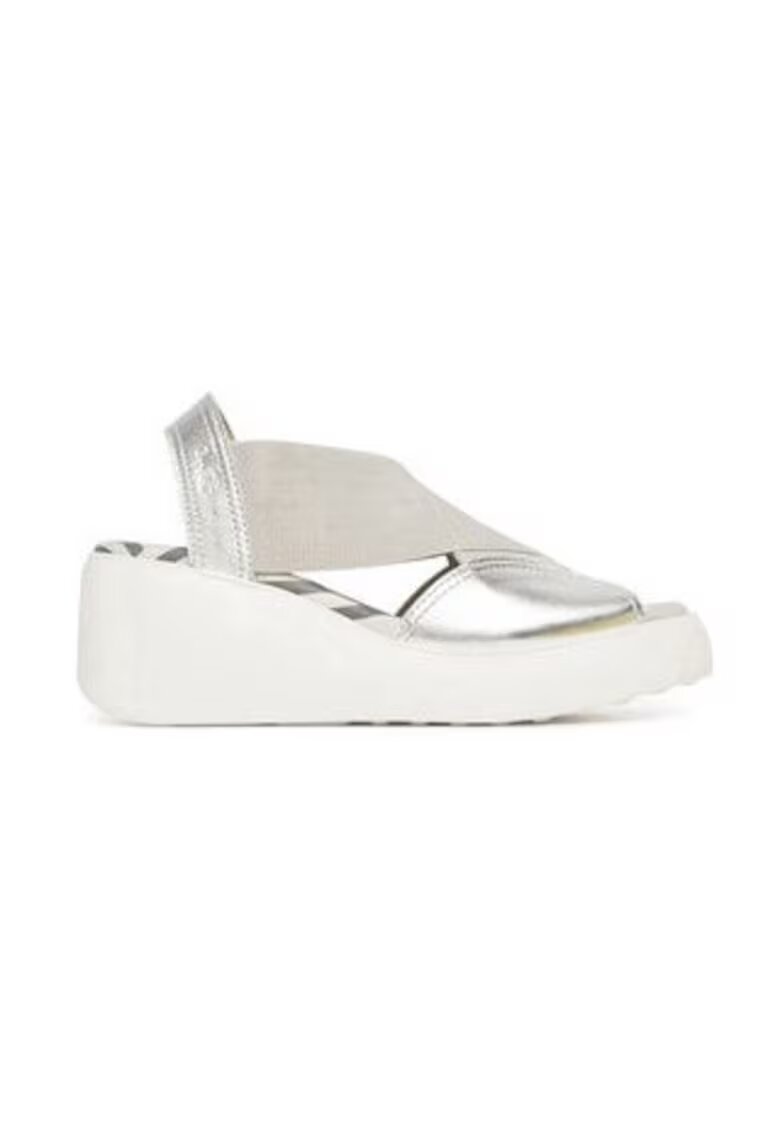 Fly London Sandale dama 305140272 - Piele naturala - Argintiu - Argintiu