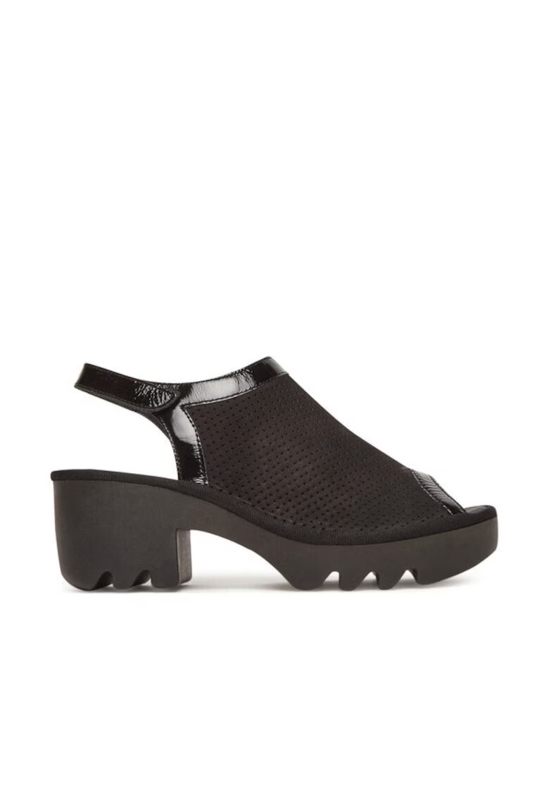 Fly London Sandale dama 305140838 - Piele naturala - Negru - Negru