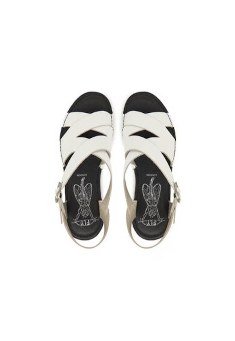 Fly London Sandale dama - ERIA536FLY - Piele naturala - Alb