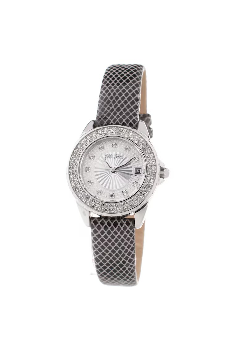 Folli Follie Ceas dama - 30mm - inox - piele naturala - quartz