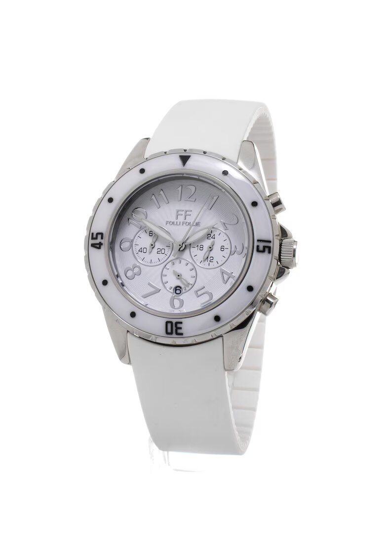 Folli Follie Ceas dama - quartz - inox - 45mm - silicon