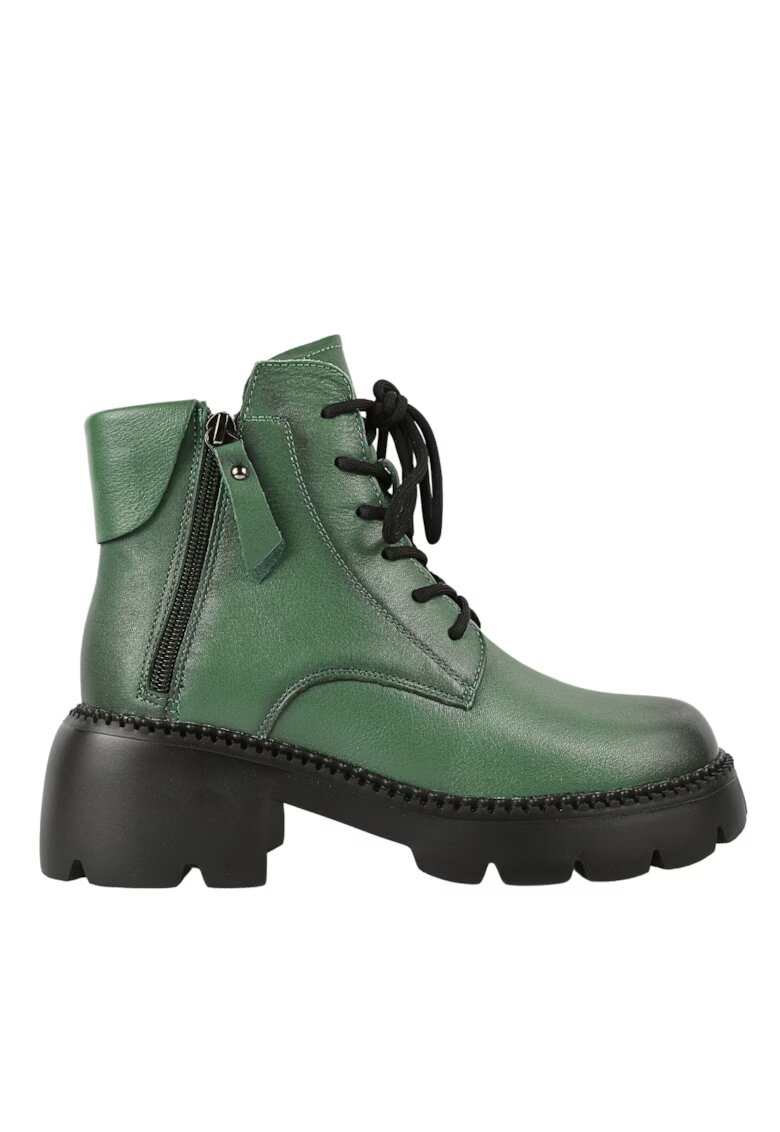 FORMAZIONE Ghete casual - dama - 8099-2 - verde - piele naturala - Verde