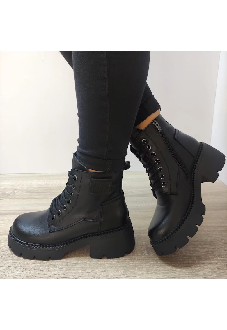 FORMAZIONE Ghete Casual Dama H099 Negre - 39 - Negru