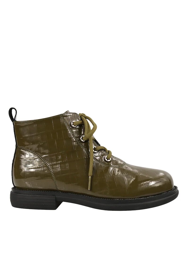 FORMAZIONE Ghete casual dama verde piele naturala - Verde