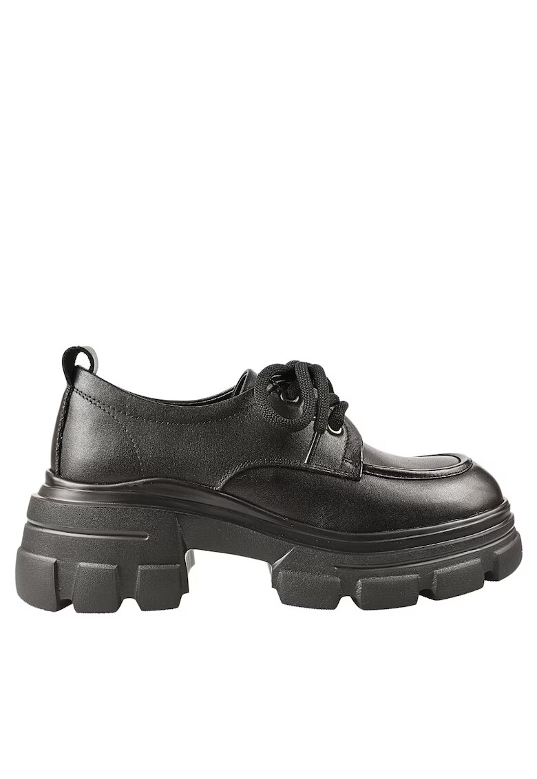 FORMAZIONE Pantofi casual - dama - KM 1606 negru - piele naturala - Negru