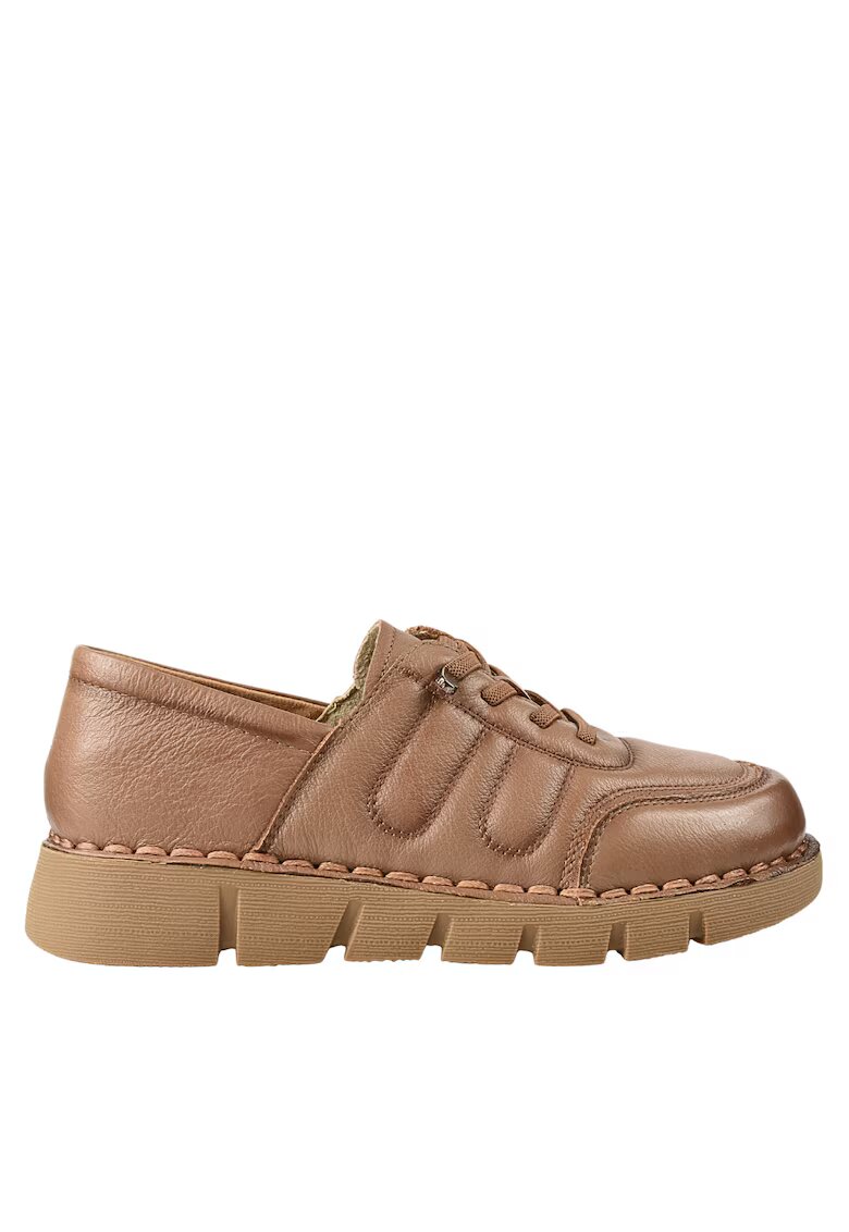 FORMAZIONE Pantofi casual - dama - KM 2583 taupe - piele naturala