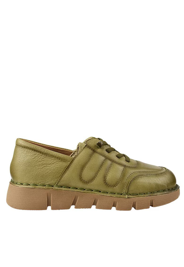 FORMAZIONE Pantofi casual - dama - KM 2583 verde - piele naturala - Verde