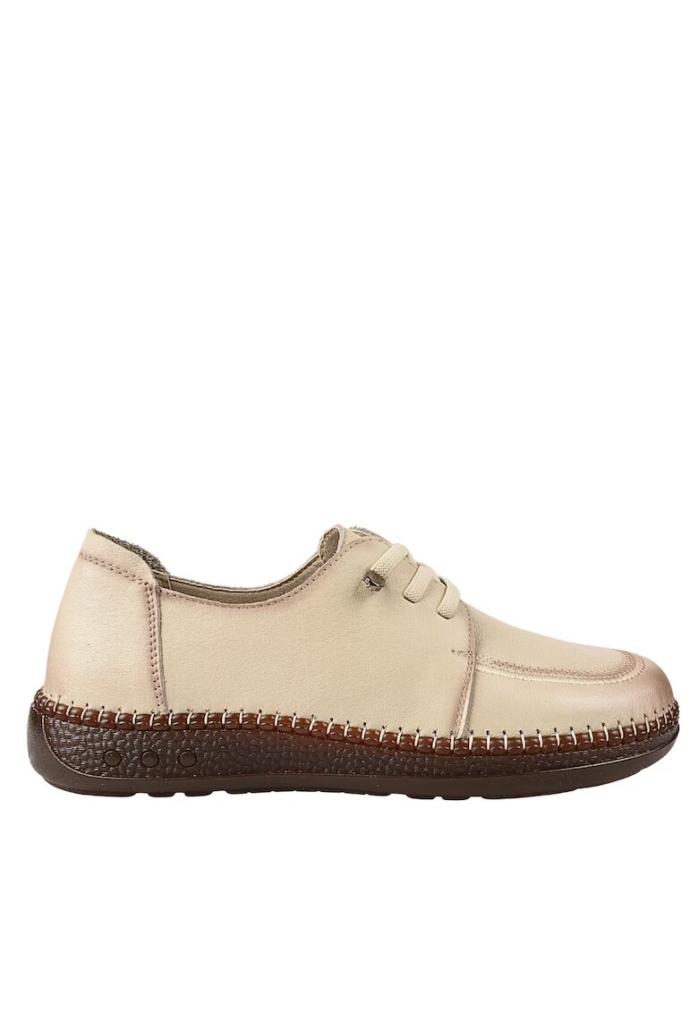 FORMAZIONE Pantofi casual - dama - KM 327 crem - piele naturala - Crem