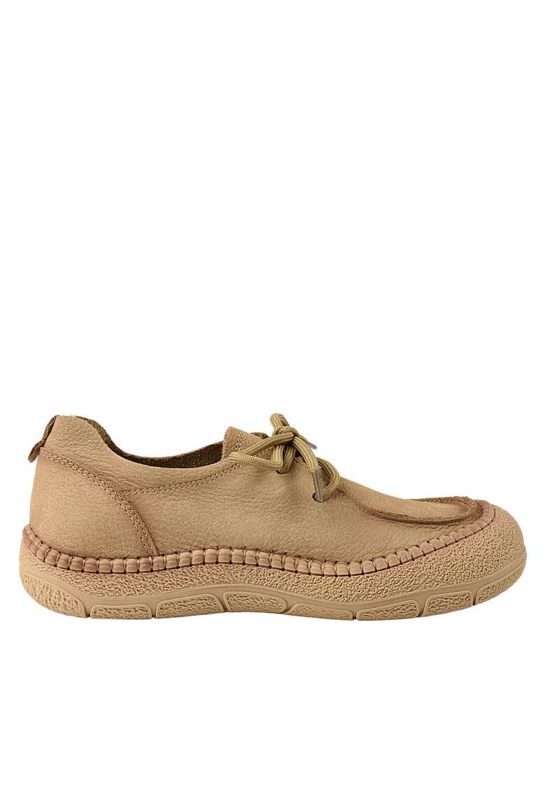 FORMAZIONE Pantofi casual - dama - KM 5169 bej - piele nabuc