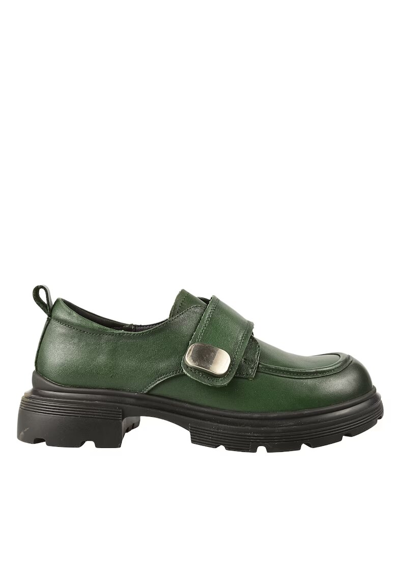 FORMAZIONE Pantofi casual - dama - KM 6715 verde - piele naturala - Verde