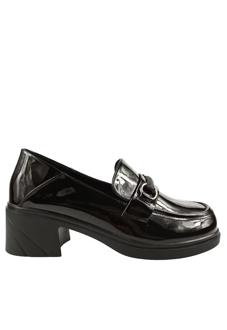 FORMAZIONE Pantofi casual - dama - TP 1128 negru - piele lacuita - Negru