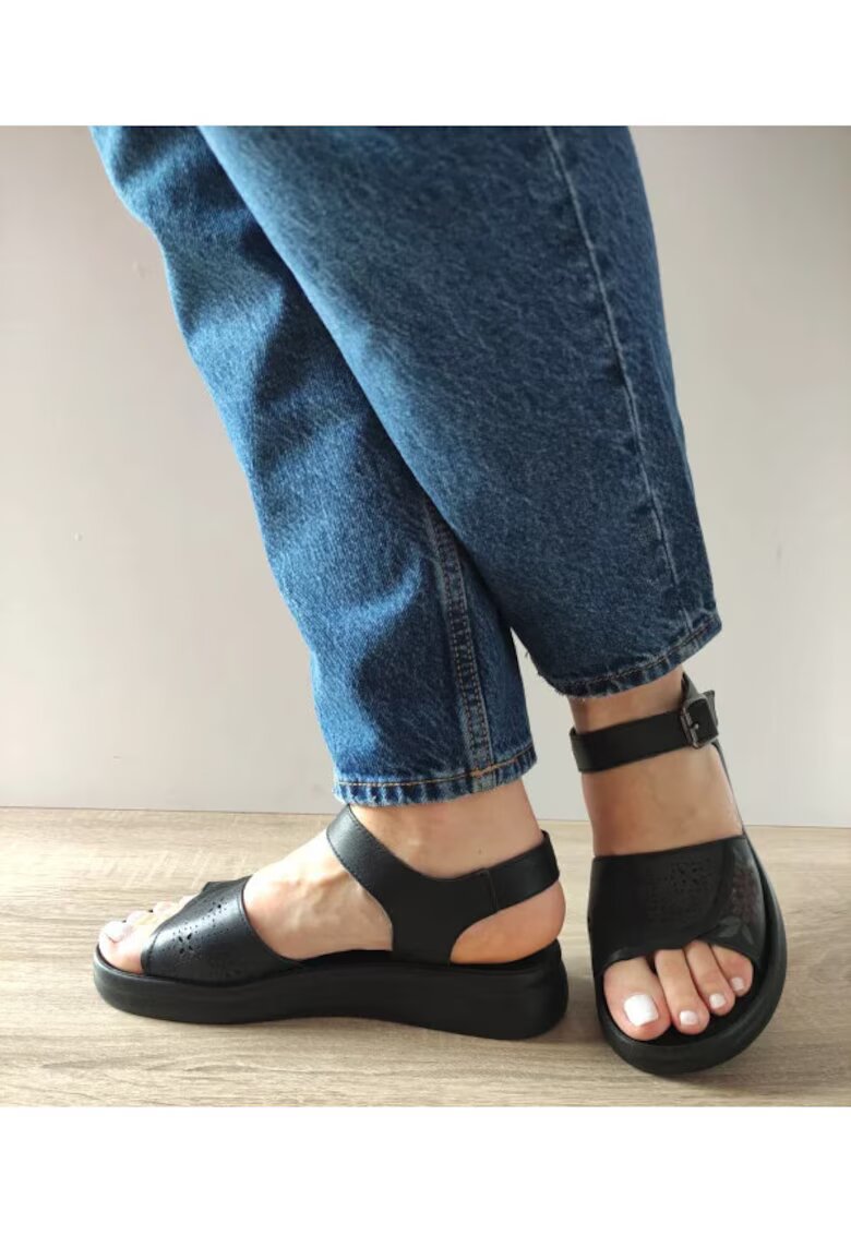 FORMAZIONE Sandale Casual Dama 28-38 Negre - Negru - Negru