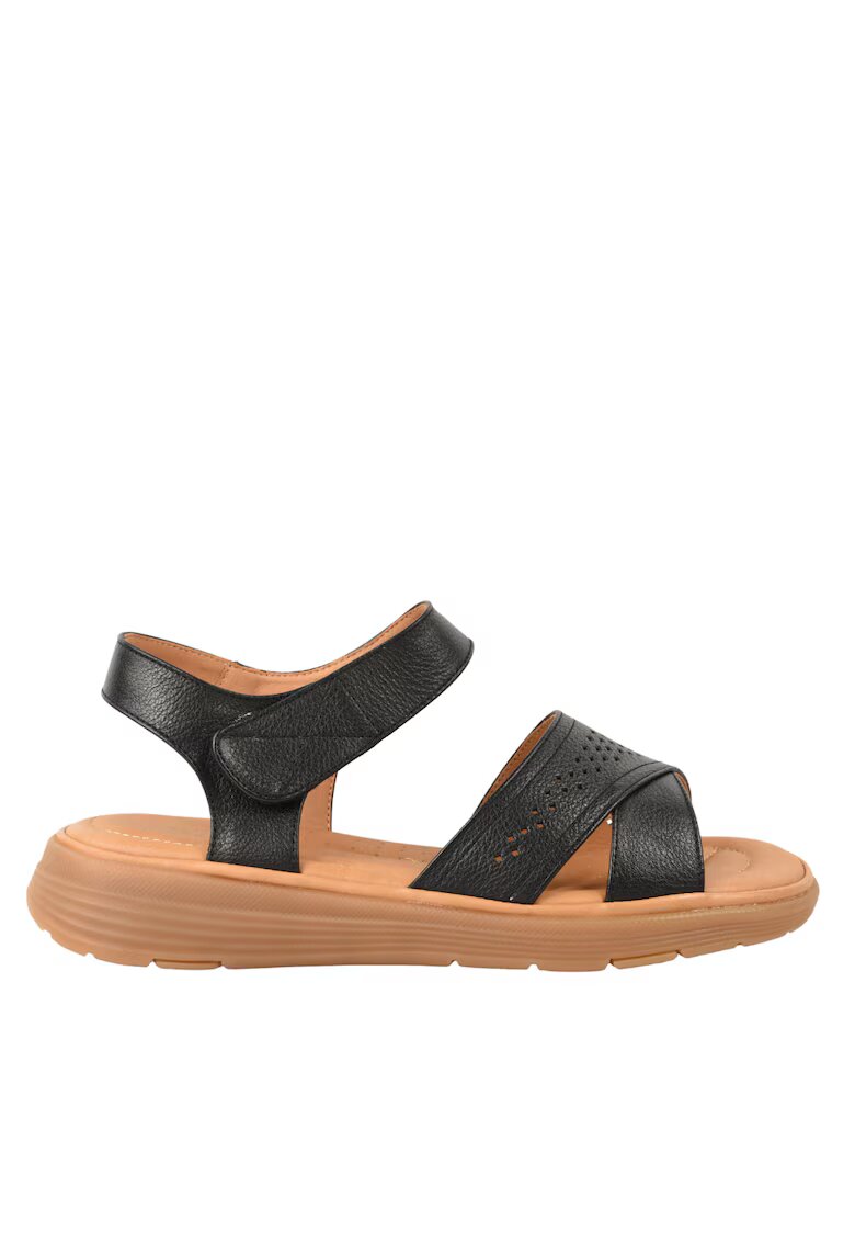 FORMAZIONE Sandale casual - dama - 33180 negru - piele naturala - Negru