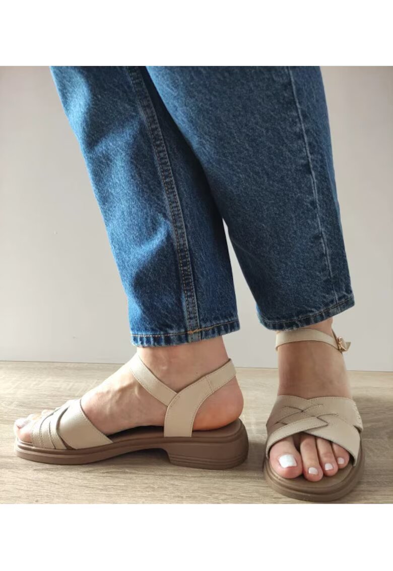 FORMAZIONE Sandale Casual Dama 5251 Crem - Crem - Crem