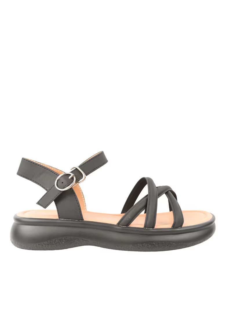 FORMAZIONE Sandale casual - dama - 802 negru - piele naturala - Negru