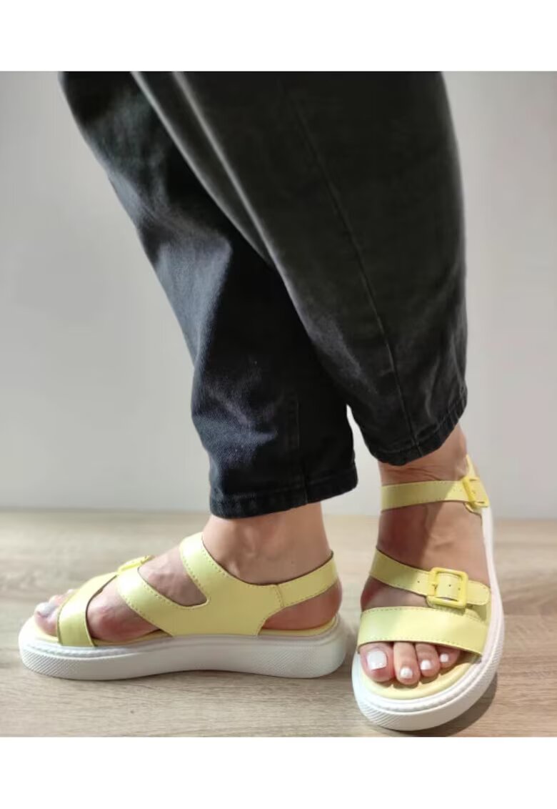 FORMAZIONE Sandale Casual Dama K247-1 Galbene - Galben - Galben