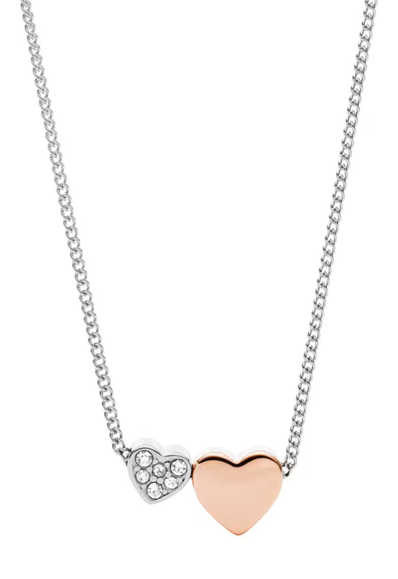 Fossil Colier cu pandantive - Argintiu/Auriu rose