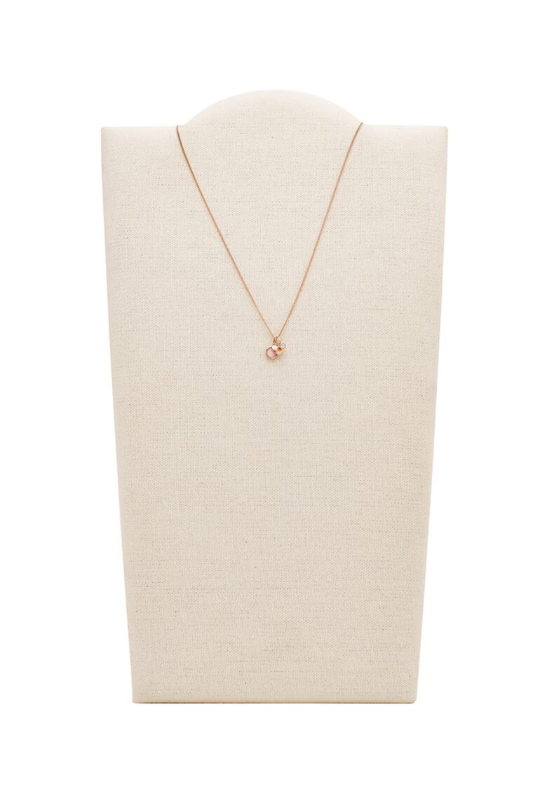 Fossil Colier decorat cu pandantive multiple - Auriu rose