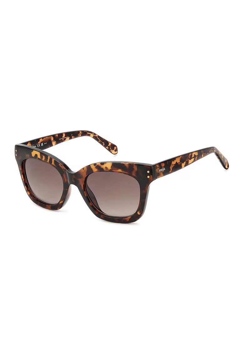 Fossil Ochelari de soare - cat-eye cu lentile in degrade - Maro