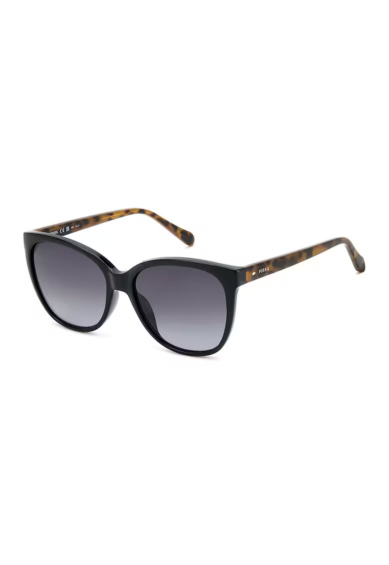 Fossil Ochelari de soare cat-eye cu lentile in degrade - Negru