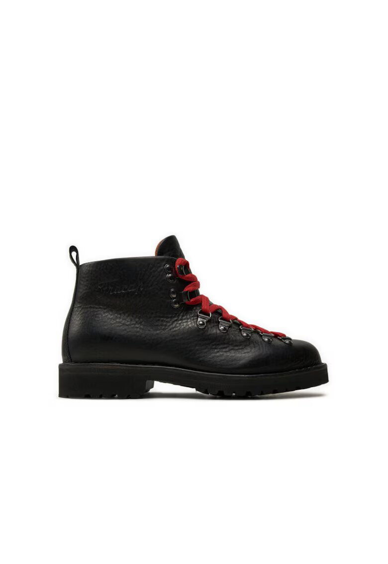Fracap Bocanci de drumetie unisex MAGNIFICO M120 - Piele naturala - Negru - Negru