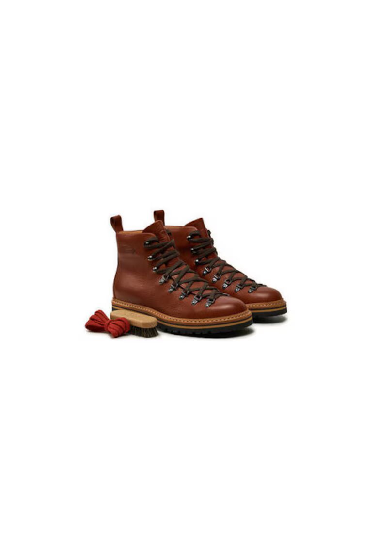 Fracap Ghete de drumetie pentru barbati - 304422591 - piele naturala - maro