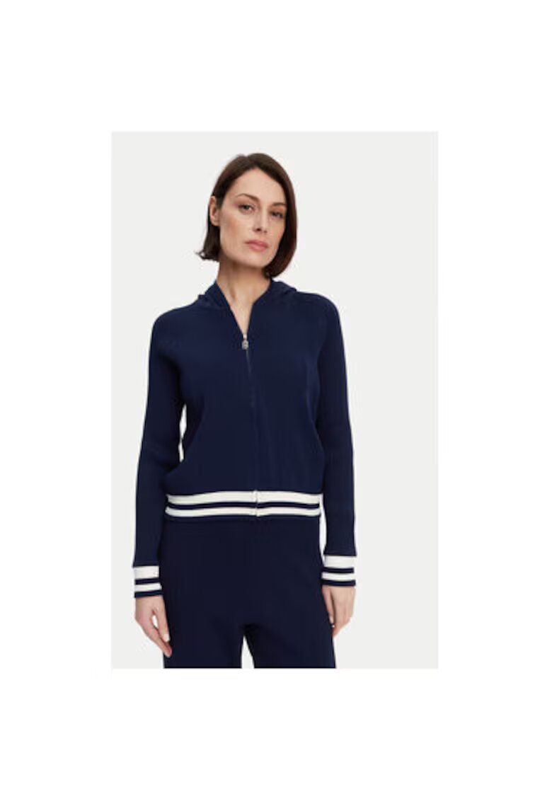 Fracomina Bluza dama FJ25ST7003K41601 - Viscoza/Nylon - Bleumarin - Bleumarin