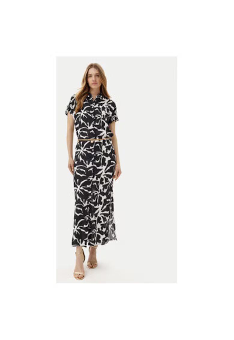 Fracomina Camasa stil rochie dama FR25SD3009W428K9 -Viscoza - Negru