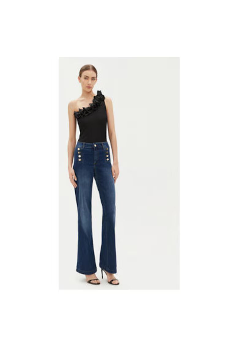 Fracomina Maiou dama - 305170606 - Rayon - Negru - Negru