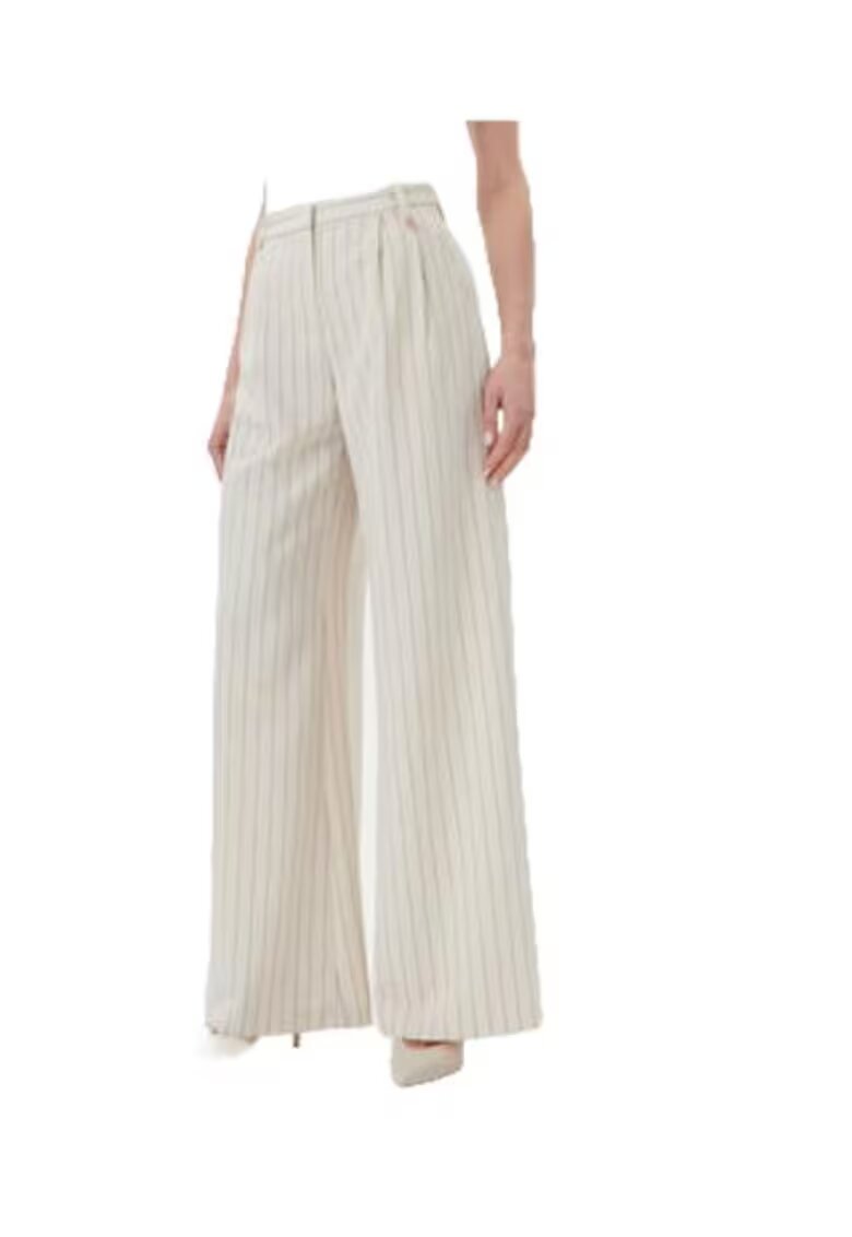 Fracomina Pantaloni dama FR25SV3002W761D4 - Poliester/Viscoza - Bej
