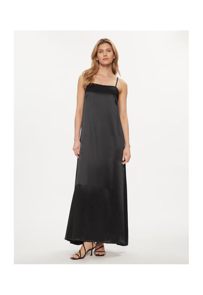 Fracomina Rochie dama - 303689926 - Viscoza - Negru - Negru