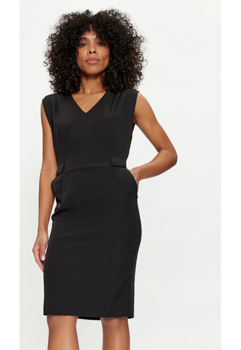 Fracomina Rochie dama - 303689940 - Poliester - Negru - Negru