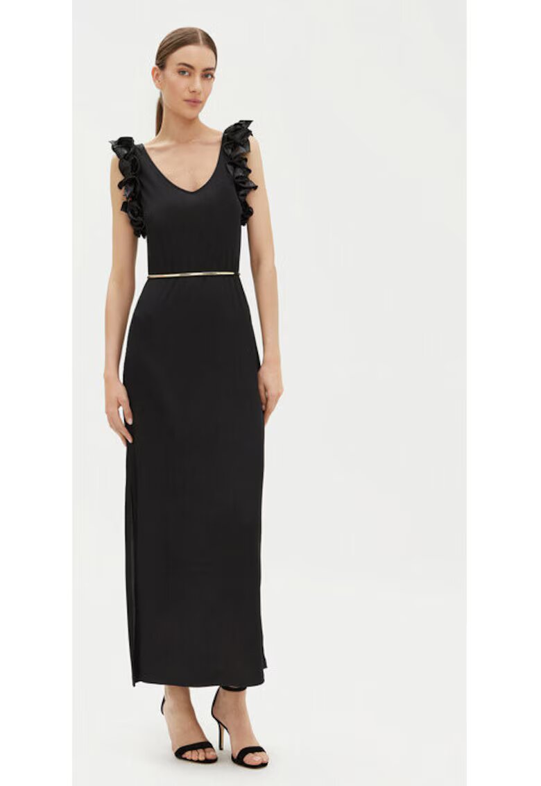 Fracomina Rochie dama - 305170477 - Rayon - S INTL - Negru