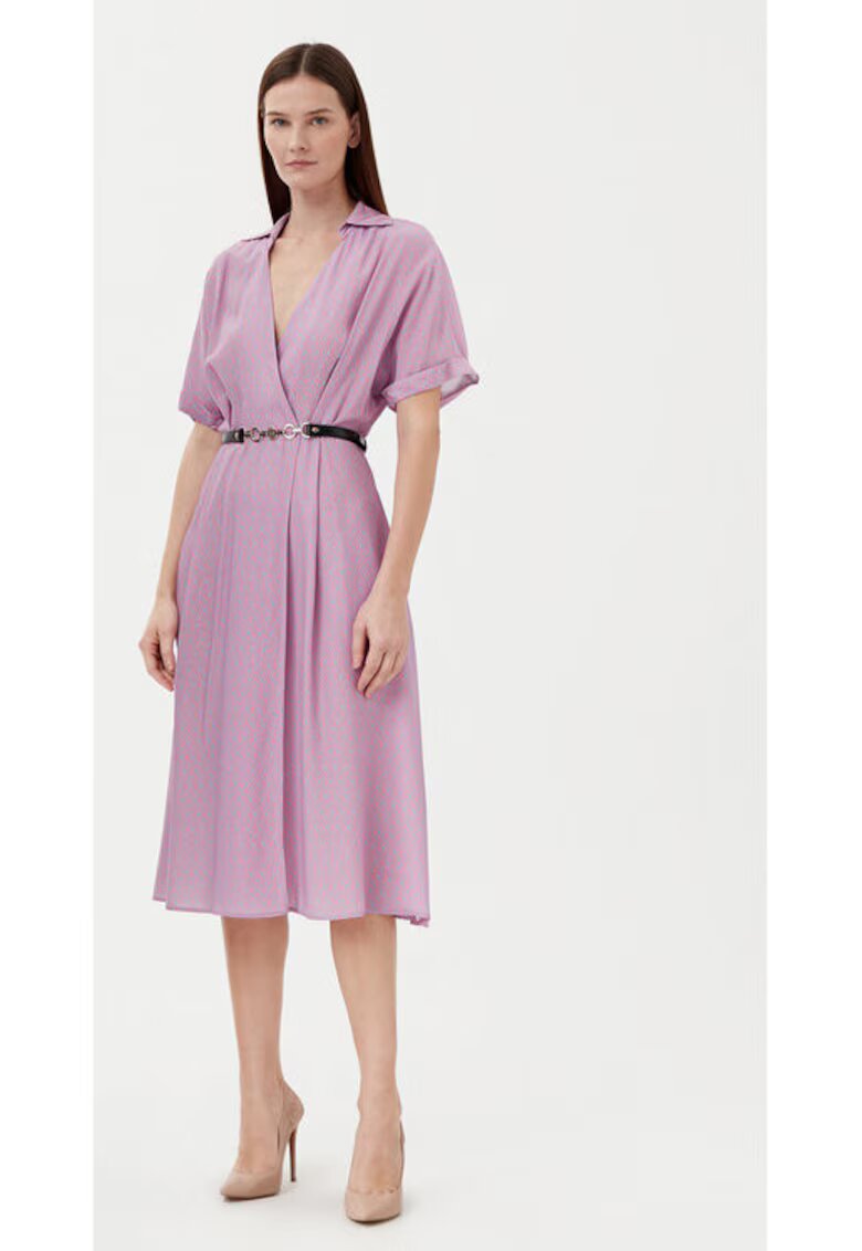 Fracomina Rochie dama - 305170996 - Viscoza - Violet - Violet