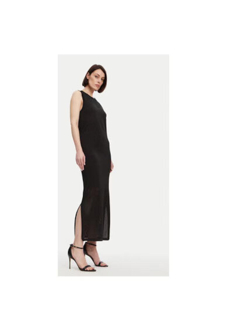 Fracomina Rochie dama FJ25SD5007K420Q7 - Viscoza/Nylon - Negru