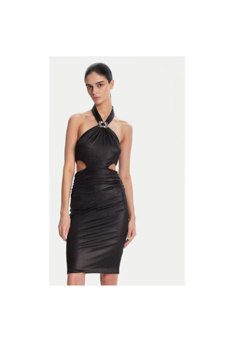 Fracomina Rochie dama FQ25SD1001W798T4 - Poliester - Negru - Negru