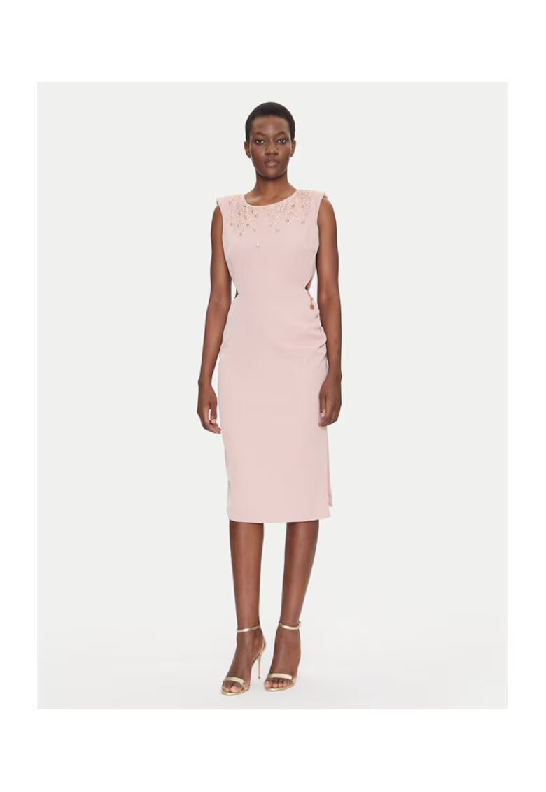 Fracomina Rochie dama FQ25SD2004W47601 - Poliester - Roz - Roz