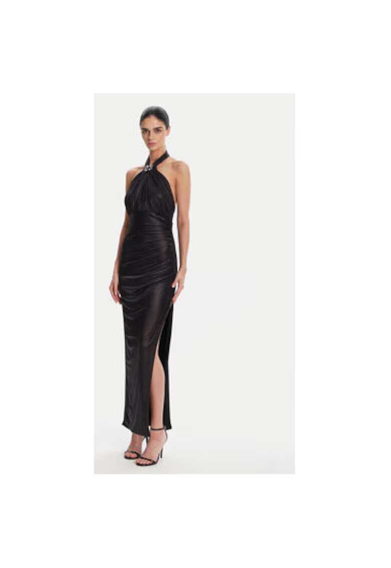 Fracomina Rochie dama FQ25SD3002W798T4 - Poliester - Negru - Negru