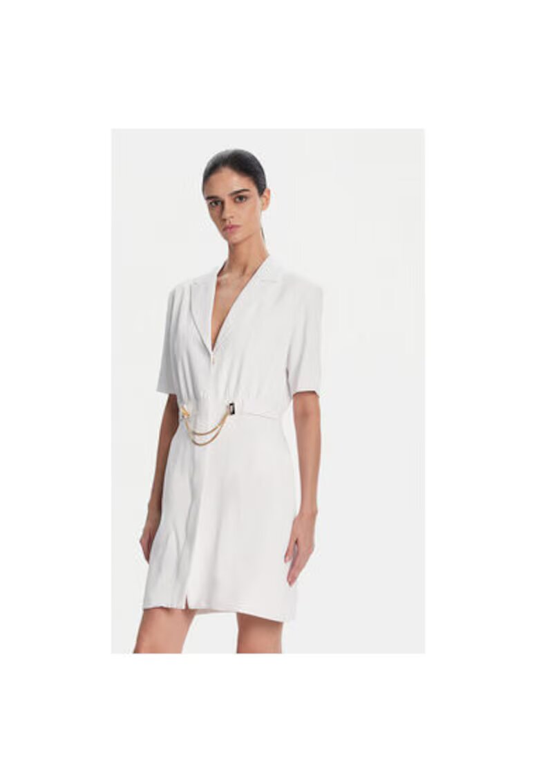 Fracomina Rochie dama FS25SD1001W47601 - Poliester - Alb - Alb